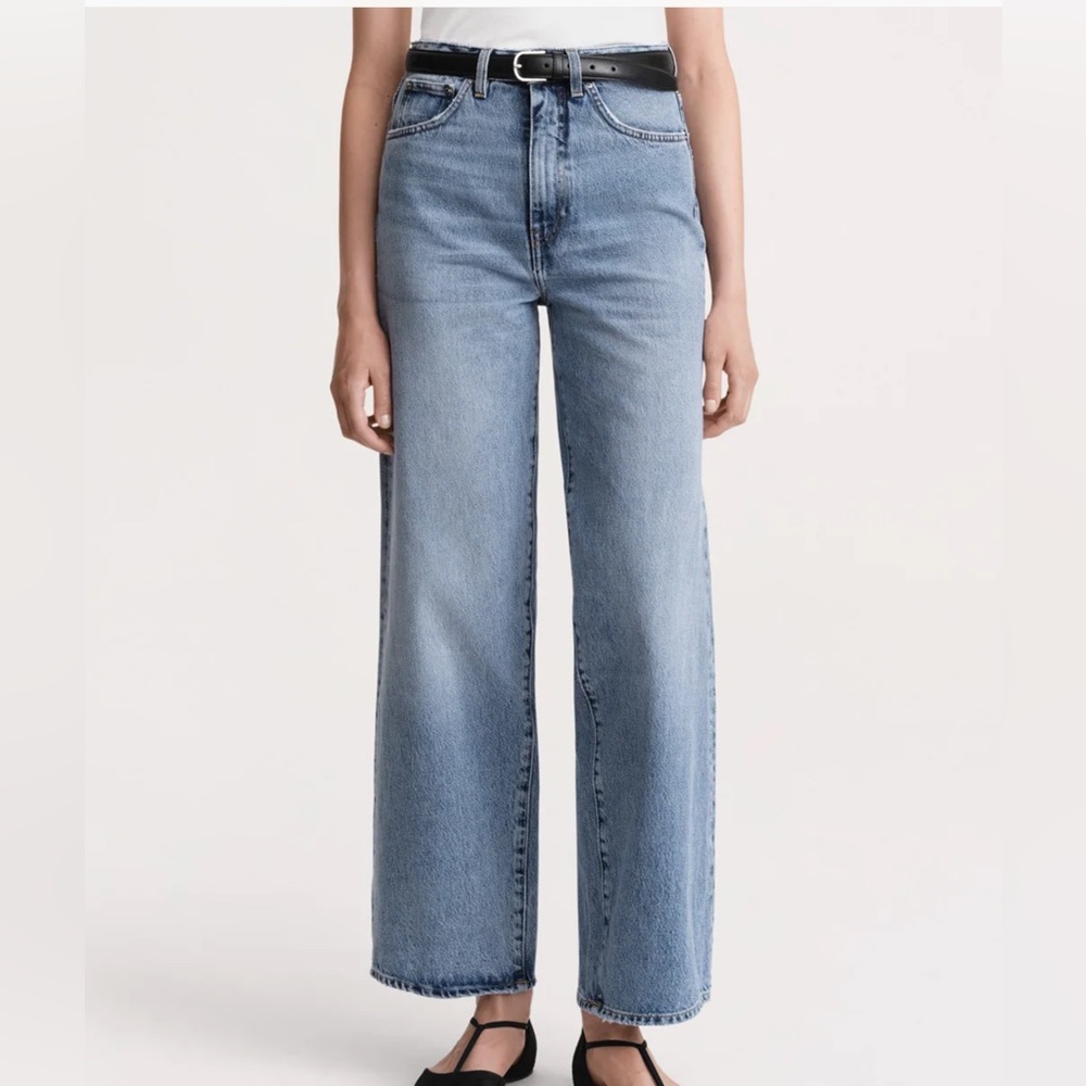 TOTEME wide leg jeans in Vintage blue